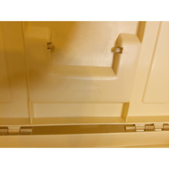 Vintage Rubbermaid Large File Box Keeper With Handle READ - Picture 4 of 8